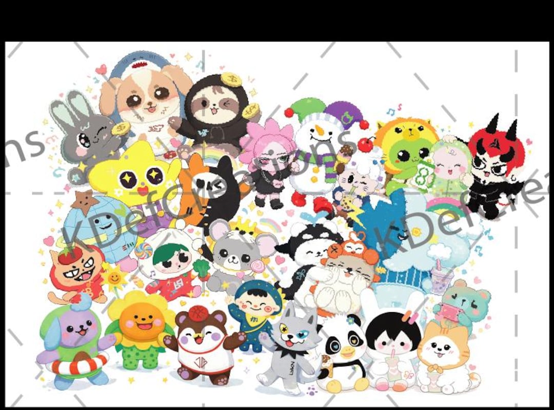 GMMTV All Mascots Iron-on - Etsy