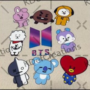 BTS BT21 Iron-Ons