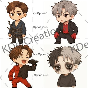 Jackson Wang Chibi Stickers