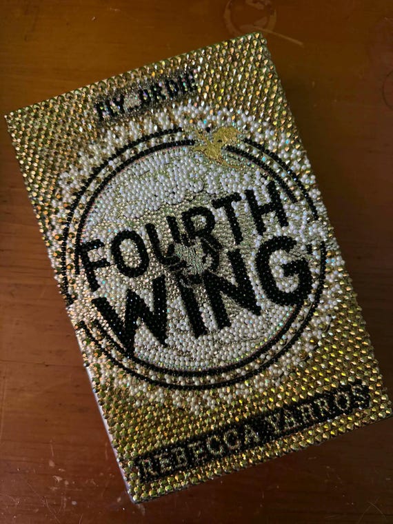 Rhinestone Cover Art Fourth Wing - Etsy Israel