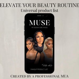 Makeup Product List Must-Have Beauty Essentials for Flawless Skin, Eyes, Lips, Etc Digital Beauty Guide Pro Makeup Artist Course Soft Glam