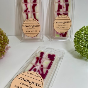 Duftwachs in Duftwachsriegel,Wachsmelts für Duftlampe, , Lemongrass Lavendel, schönes Geschenk, schöne Kleinigkeit,Raumduft Wax Melts