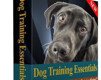 Ensemble complet Mega Bundle Essentiels du dressage de chiens, guides et ressources pour dresser des chiots et des chiens, comprenant des articles, des livres électroniques, des images, des polices de caractères