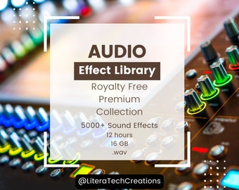 5000+ Effetti Sonori Premium Royalty Free - Libreria Cinematografica SFX di Alta Qualità, Clip Audio, Suoni Foley, Pacchetti di Effetti