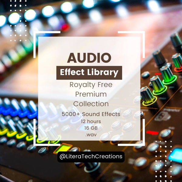 5000+ Royalty Free Premium Sound Effects - High Quality Cinematic SFX Library, Audio Clips, Foley Sounds, Downloadable Production FX Bundles