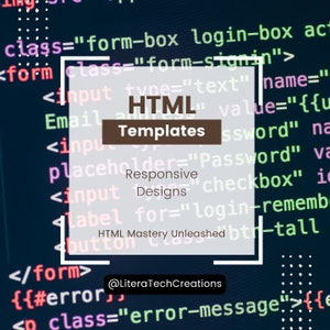 Bundle di 480+ modelli di siti web HTML premium: potenzia il tuo web design,  layout reattivi, pronti all'uso, con file ext. Css e JS