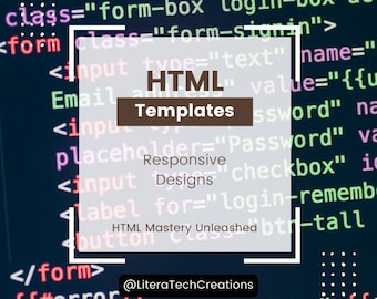Bundle di 480+ modelli di siti web HTML premium: potenzia il tuo web design,  layout reattivi, pronti all'uso, con file ext. Css e JS