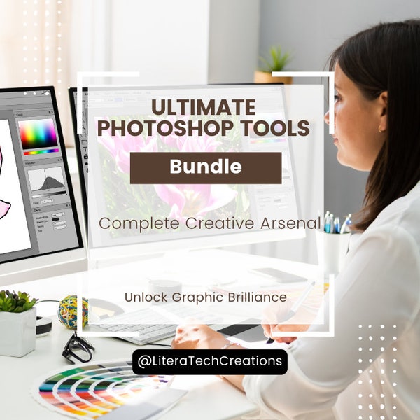 Photoshop bundle, Photoshop Plugin Bundle, Photoshop Actions LUTs Brushes Library, Design Graphic Plugins Collection