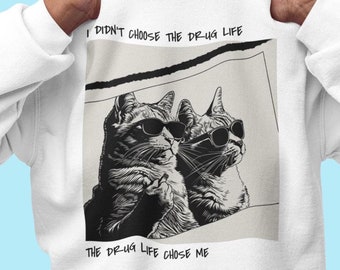 Funny Thug Cats Sweatshirt, Pharmacist Gift, Pharmacy Meme