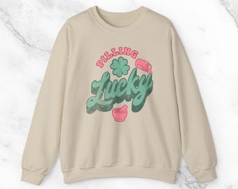 Lucky Potion Pharmacy Crewneck Sweatshirt, Pharmacist Gift