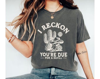 Western Pharmacist T-Shirt, Desert Refill Design