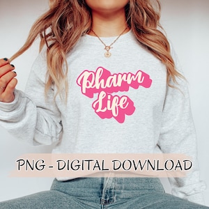 Pharmacy PNG, Sublimation Design Instant Download, Pharmacy Tech Png, Digital Download, Pharmacist Png, Pharmacy Technician, Medical Png