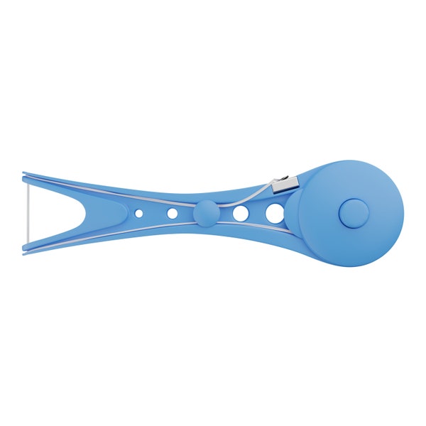 Reusable Swedish-Made Flossy Dental Flosser: Ergonomic, Innovative, Eco-Friendly Oral Care Solution with 30m Special Fiber Floss