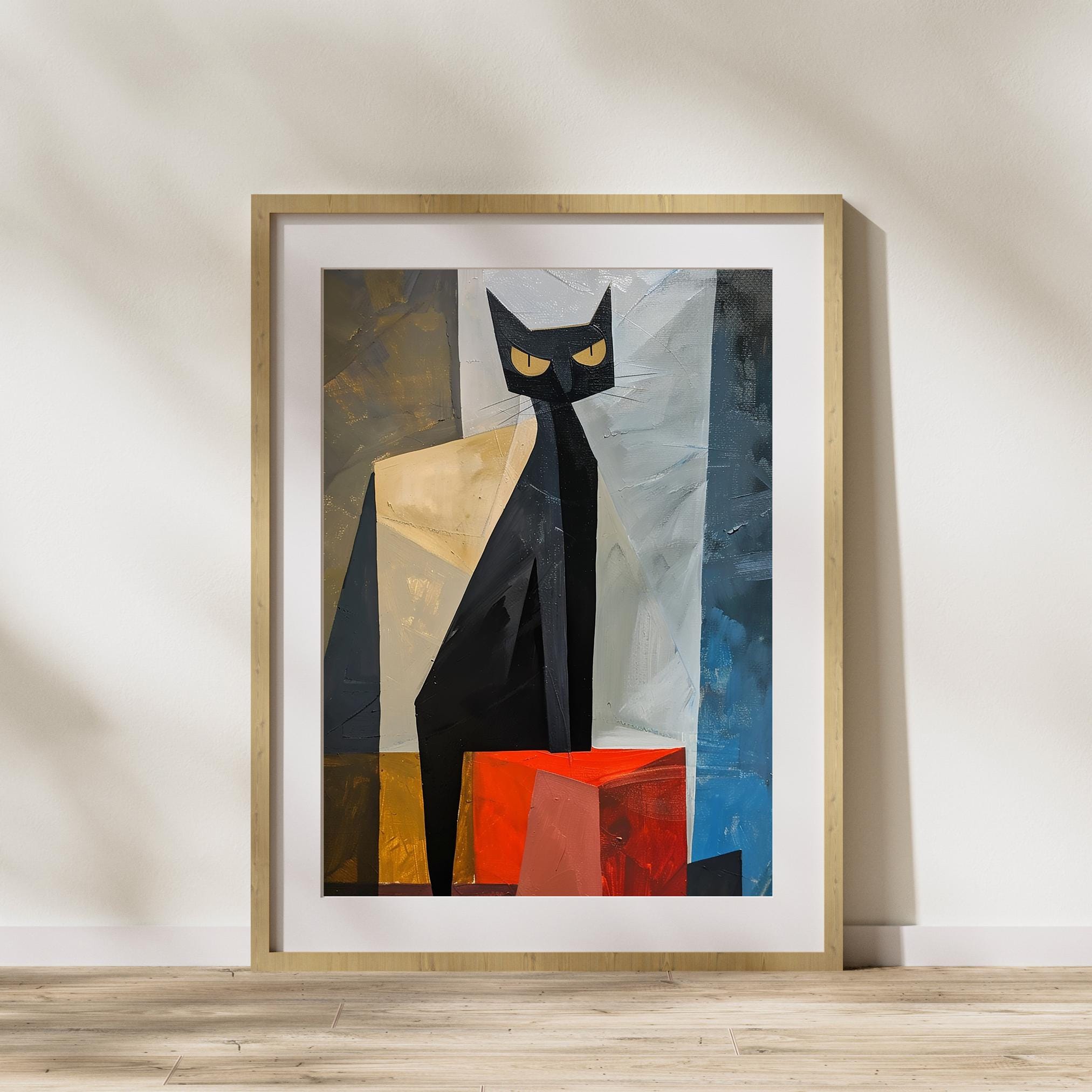 Le Chat Noir – ピカソにインスパイアされたデジタルプリント