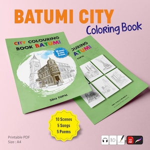 Batumi City Coloring Book: Adult Relaxation