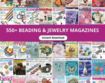 Colección digital de la revista 588 Beading & Jewelry / Más de 25 años de ediciones / Descarga instantánea