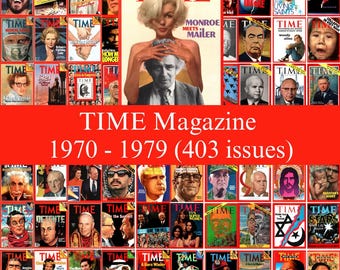 Colección digital de la revista Time: década de 1970 (1970-1979): 403 números