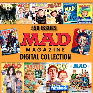 Kolekcja cyfrowa magazynu MAD – 550 wydań | 1952–2015