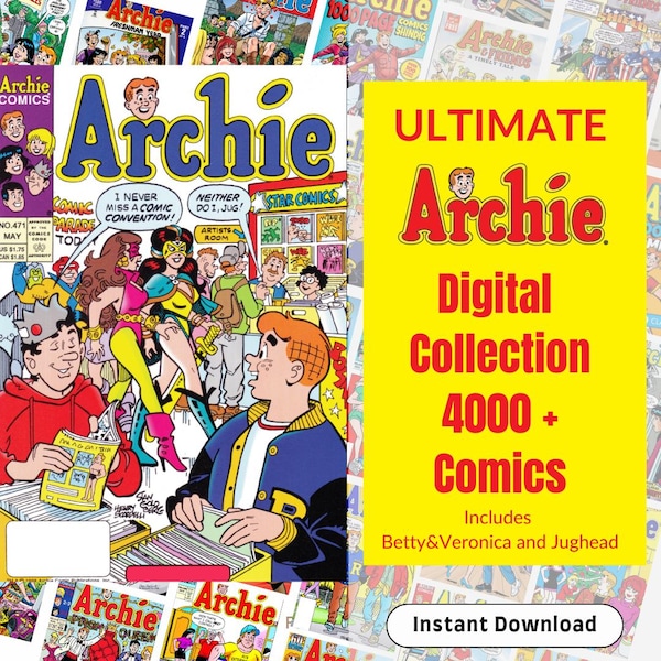 4000+ Archie Digital Comics Collection | Riverdale, Betty and Veronica, Jughead, Sabrina, and MUCH MORE!