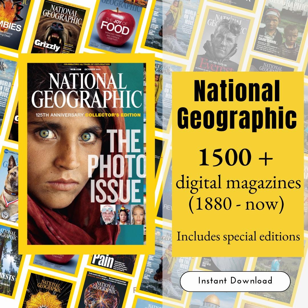 National geographic magazines - Etsy 日本