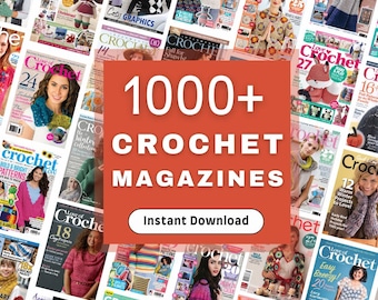 Colección Digital de la Revista Crochet 1084 / Moda y Amigurumi / Descarga Instantánea