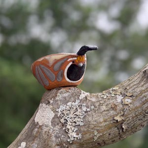 Quail Trinket Tray: Hand Painted Ceramic stoneware Ring Holder