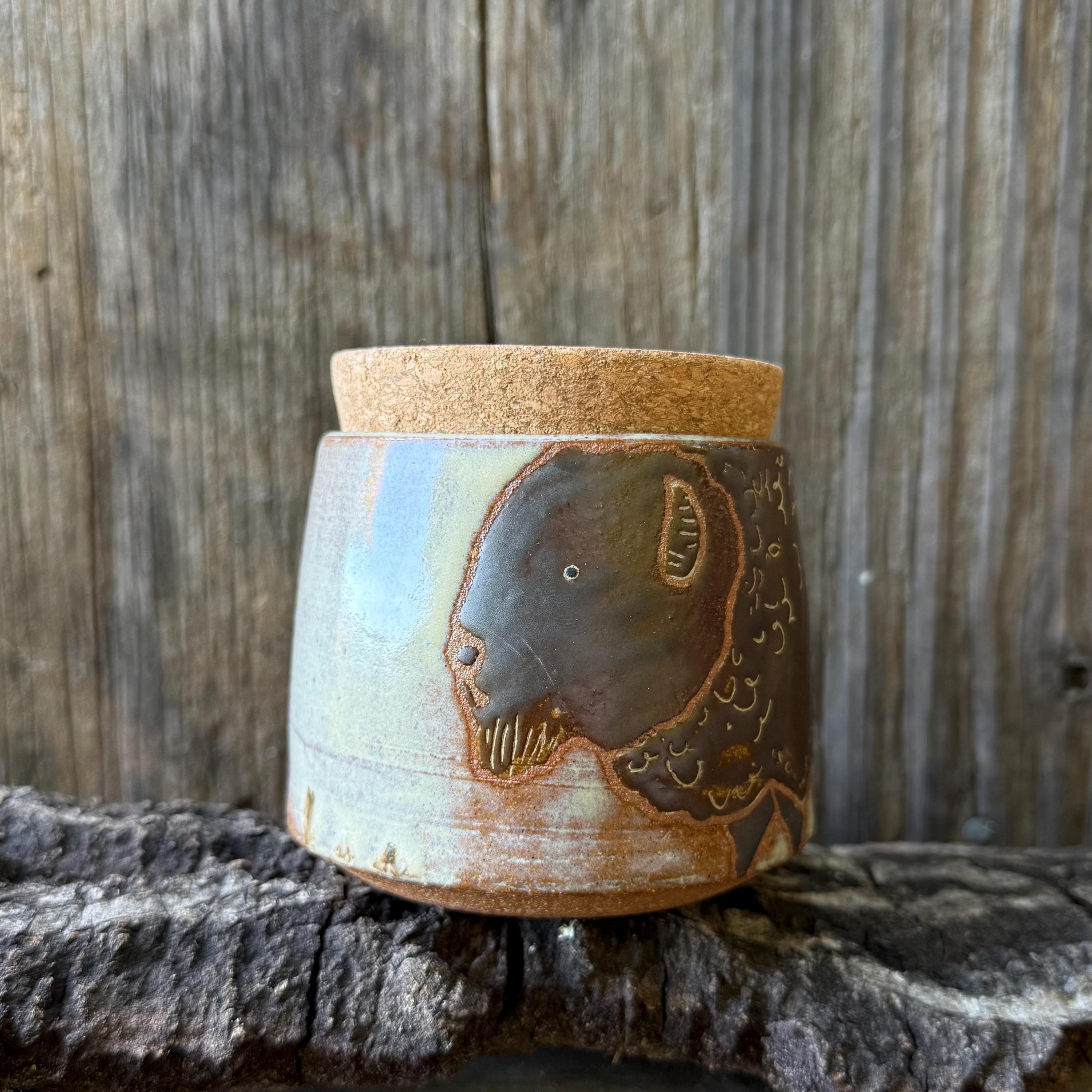 Kintsugi Jar With Lid - Etsy