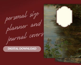 Copertine per agenda personale / Divisori per diario artistico vintage Forestcore (PDF)