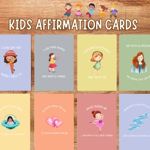 30 cartes d'affirmation positive pour les enfants | Encourager la confiance en soi et la croissance
