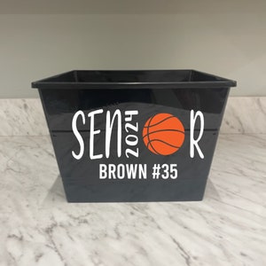 Personalized Basketball Team Buckets, Basketball Team Gift, Basketball Senior Night, Basketball Team Party, Baasketball Senior, Senior Night