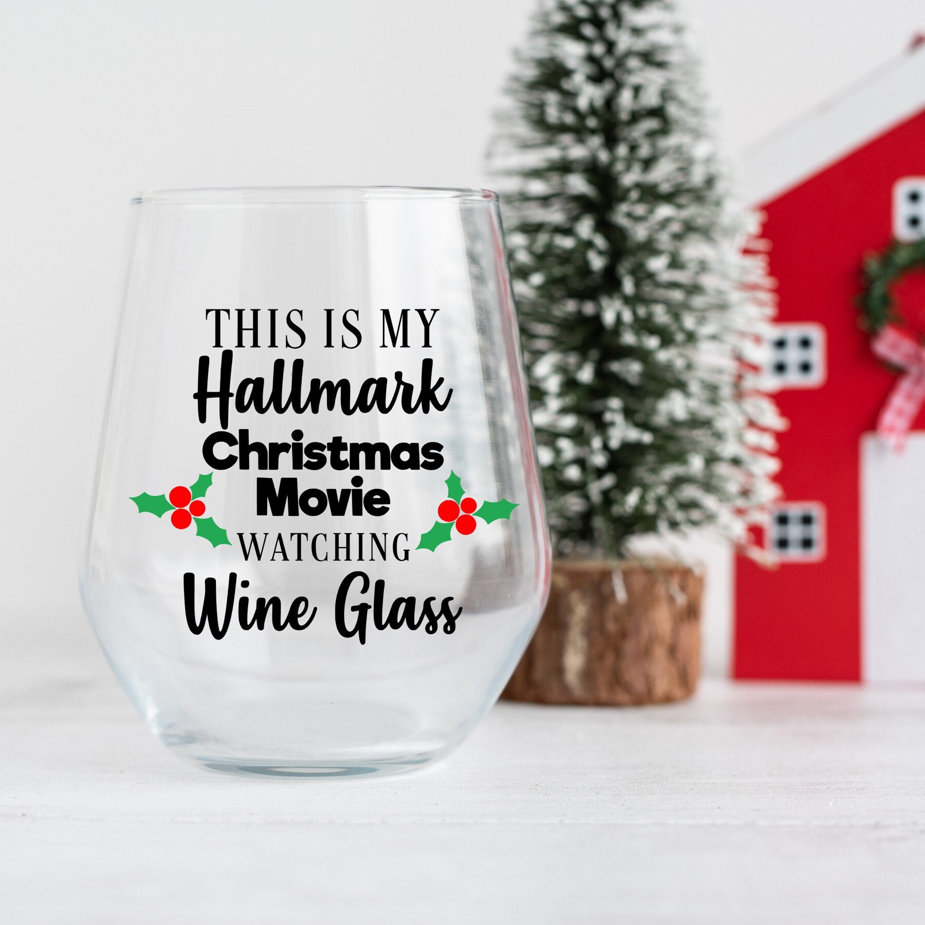 Hallmark on sale wine glasses