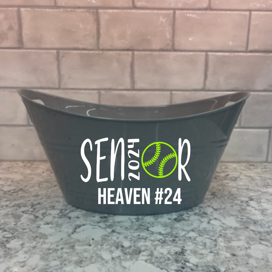 Personalized Softball Team Buckets, Softball Team Gift, Softball Senior Night, Softball Team