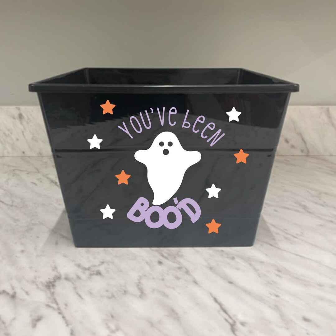 Halloween Boo'd Buckets, You've Been Boo'd, Halloween Candy Bucket