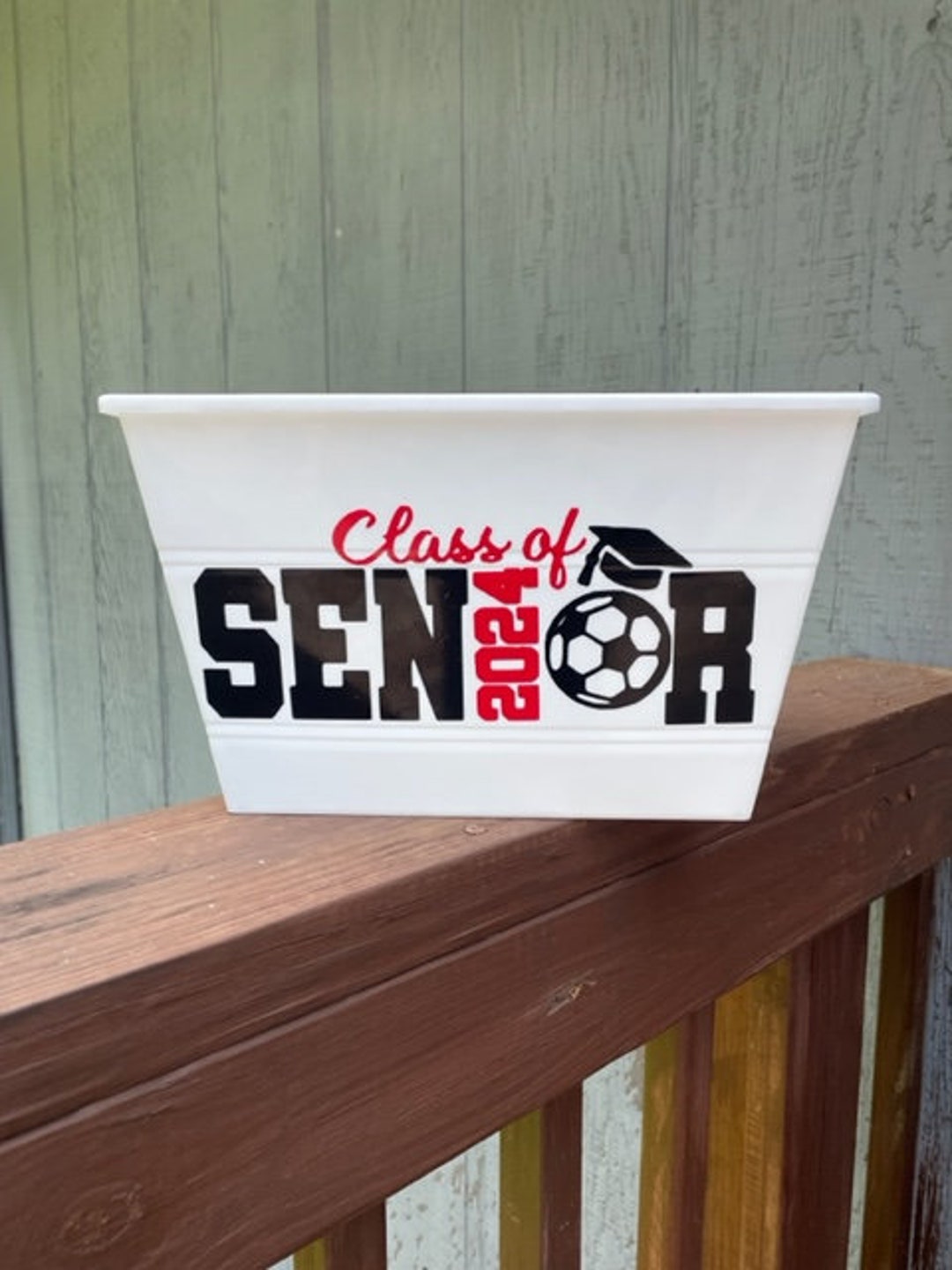 Personalized Soccer Team Buckets, Soccer Team Gift, Soccer Senior Night