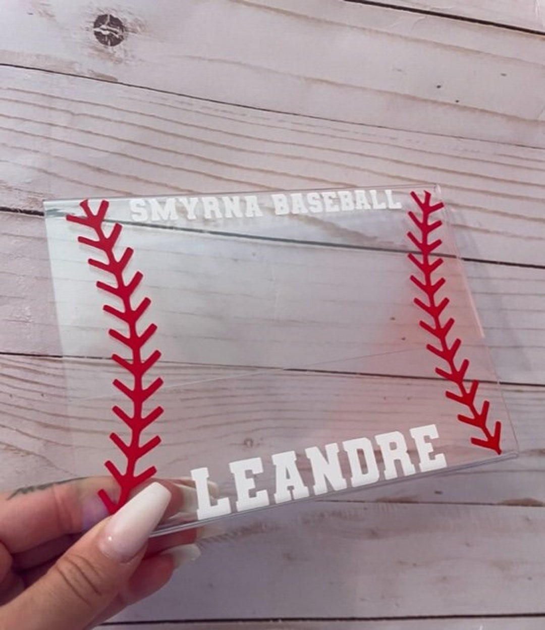 Custom Baseball Team Picture Frame, Personalized Picture Frame