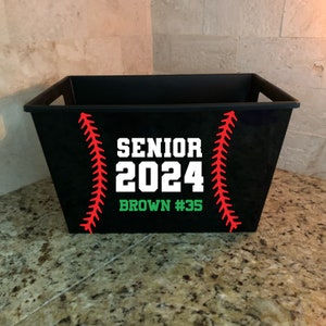 Personalisierte Baseball-Team-Eimer, Baseball-Team-Geschenk, Baseball-Senior-Nacht, Baseball-Team-Party, Baseball-Senior, Senior-Nacht, Baseball