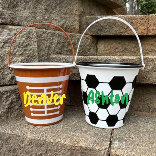 Football Easter Gift Basket, Soccer Easter Bucket, Easter Gift, Basket for Easter Goodies, Easter 2024, Easter Egg Hunt, Easter Basket