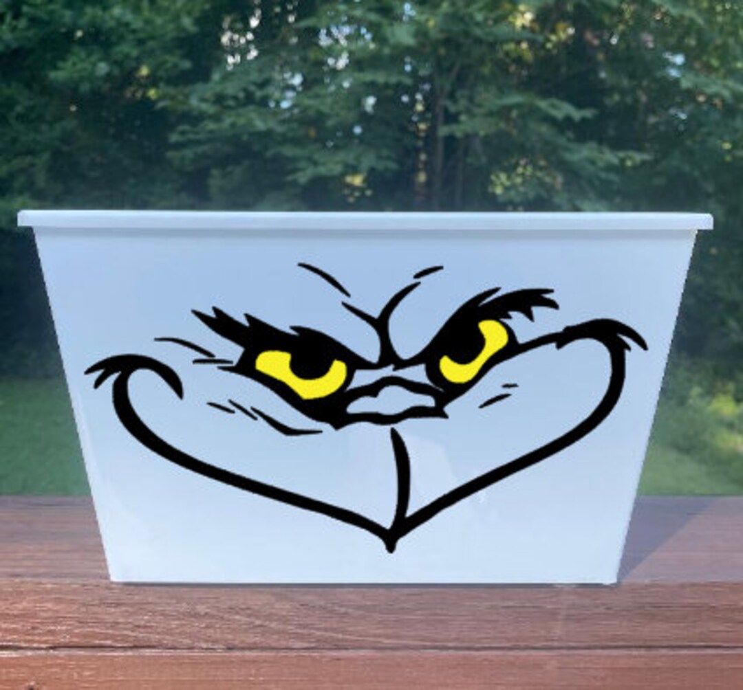 Custom Holiday Name Buckets You're a Mean One Whoville Etsy