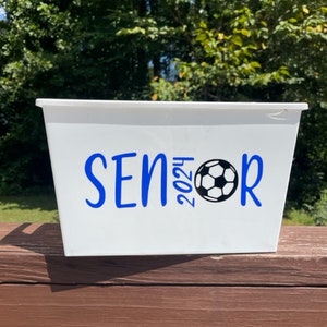 Personalisierte Fußball Team Eimer, Fußball Team Geschenk, Fußball Senior Night, Fußball Team Party, Fußball Senior, Senior Night, Custom Bucket