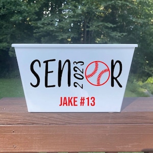 Personalisierte Baseballteam Eimer, Baseballteam Geschenk, Baseball Senior Nacht, Baseballteam Party, Baseball Senior, Senior Nacht, Baseball