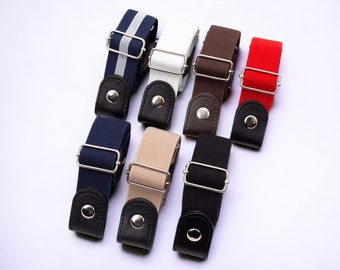 Innovative Buckle-Free Adjustable Belts for Women & Men - Stretch Elastic Waist, Perfect for Jeans! Upgrade Your Style Invisible Belts
