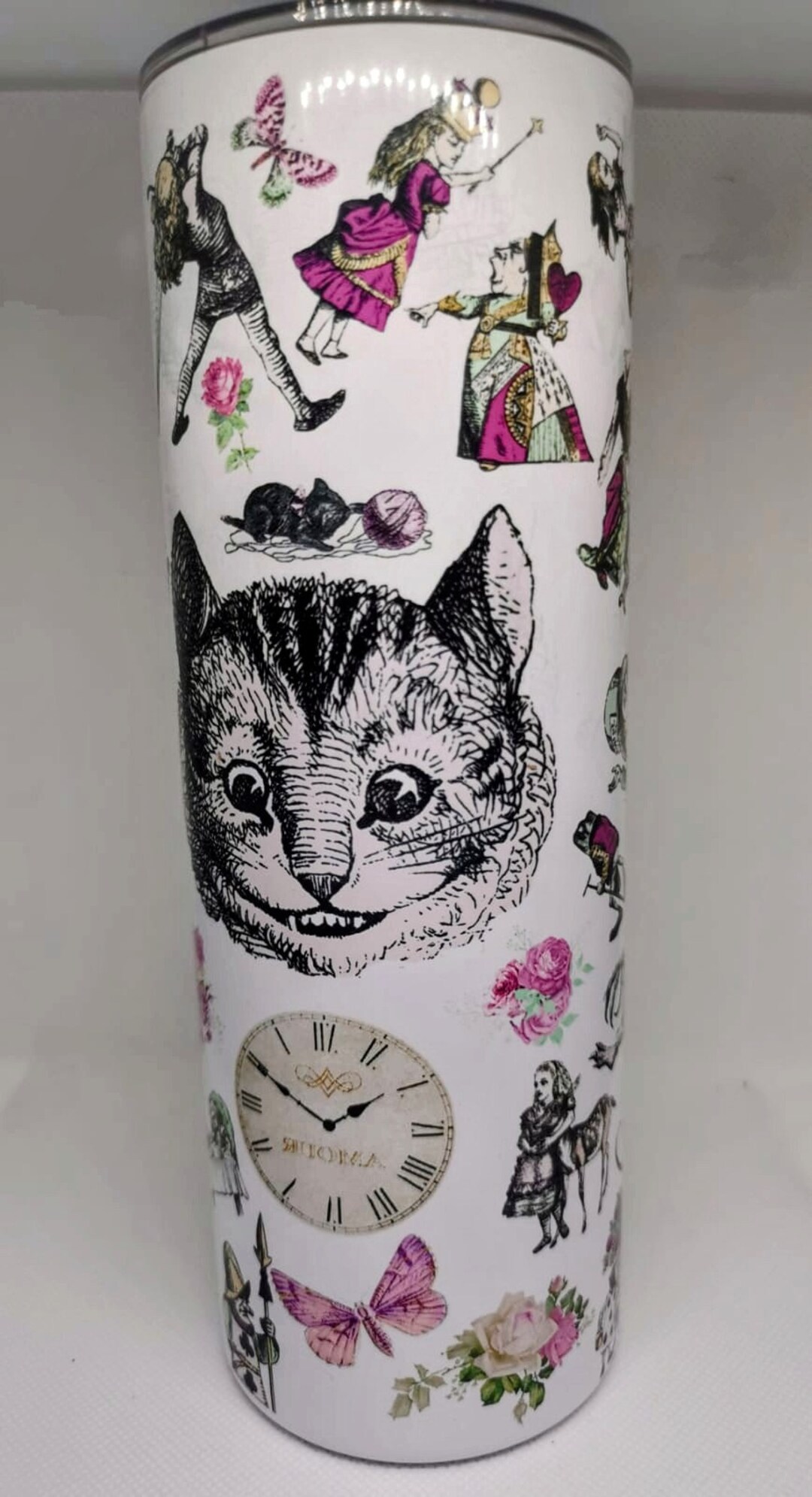 Alice in Wonderland Themed Tumbler Etsy