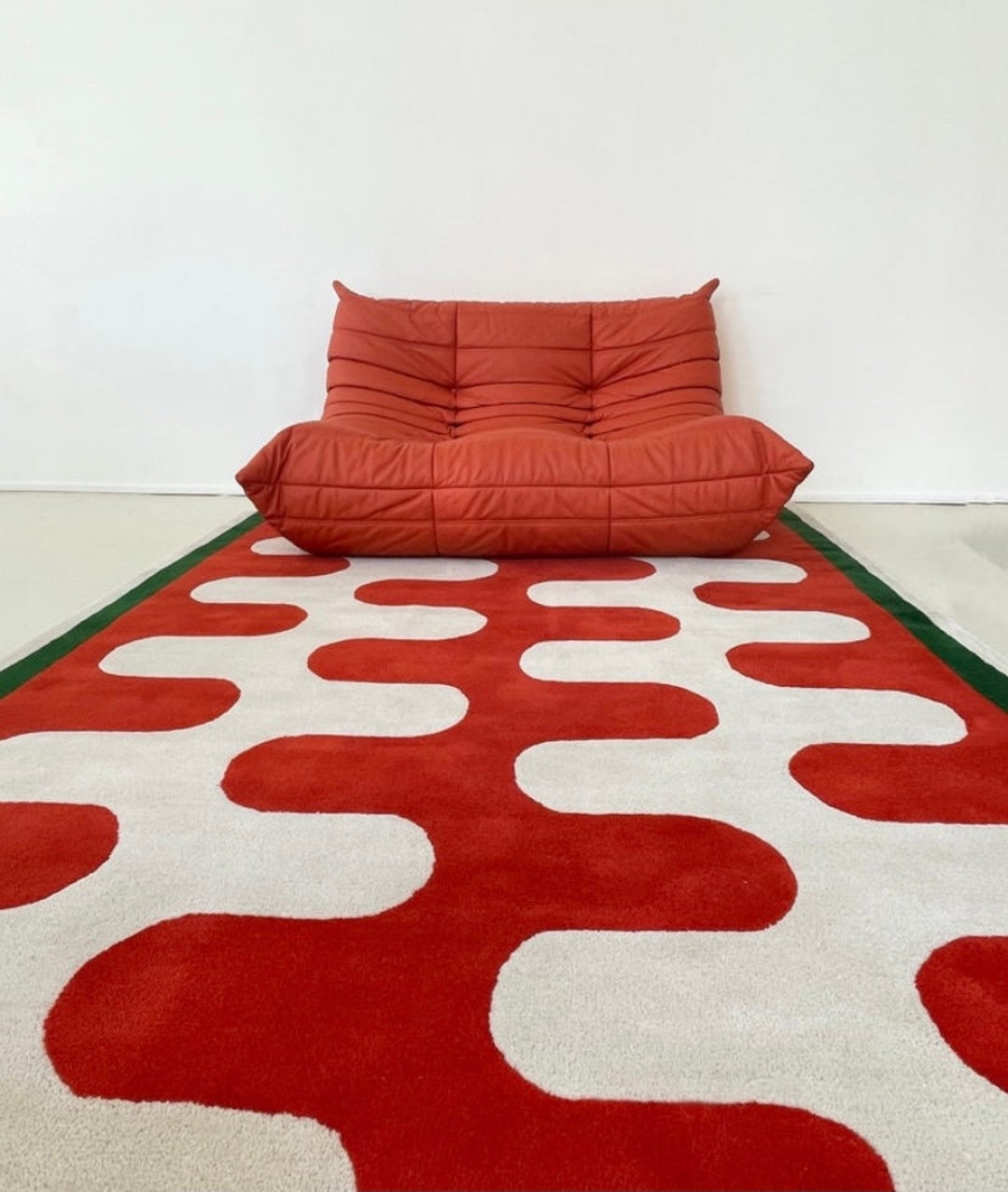 Hand Tufted Rug - Bright Abstract 100% Wool Designer Rugs for Living ...