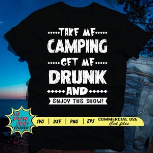 Llévame a acampar emborrachame svg dxf png, Camping SVG, Camper Svg, RV Svg, Outdoor Svg, Adventure svg, Camping Png, Camping cita divertida