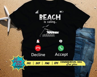 Beach is calling svg dxf png, Camping SVG, Camper Svg, RV Svg, Outdoor Svg, Adventure svg, Camping Png, Camping funny quote