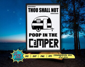 Thou shall not svg dxf png, Camping SVG, Camper Svg, RV Svg, Outdoor Svg, Adventure svg, Camping Png, Camping funny quote