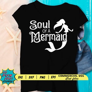 Alma de sirena svg exf png, Clipart imprimible vectorial de playa, Cita de playa de verano Svg, Cita de playa Cricut, Vida en la playa Svg, Vida marina Svg