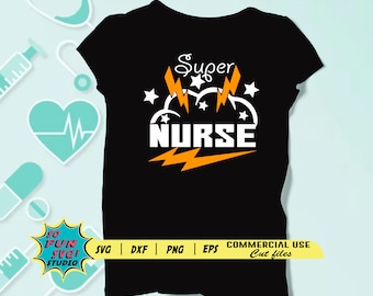 Super hero nurse svg dxf png, nurse stethoscope svg, nurse practitioner gifts, nurse shirts for women, nurse decor, nursing life, Nursing