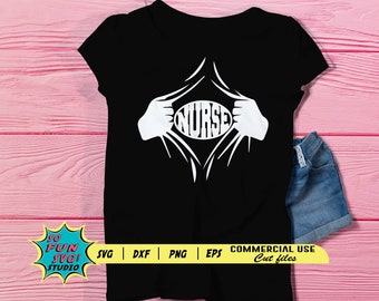Super hero nurse svg dxf png, nurse stethoscope svg, nurse practitioner gifts, nurse shirts for women, nurse decor, nursing life, Nursing