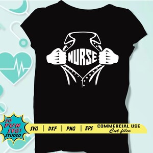 Superheld Krankenschwester svg dxf png, Krankenschwester Stethoskop svg, Krankenschwester Geschenke, Krankenschwester Shirts für Frauen, Krankenschwester Dekor, Pflegeleben, Krankenpflege